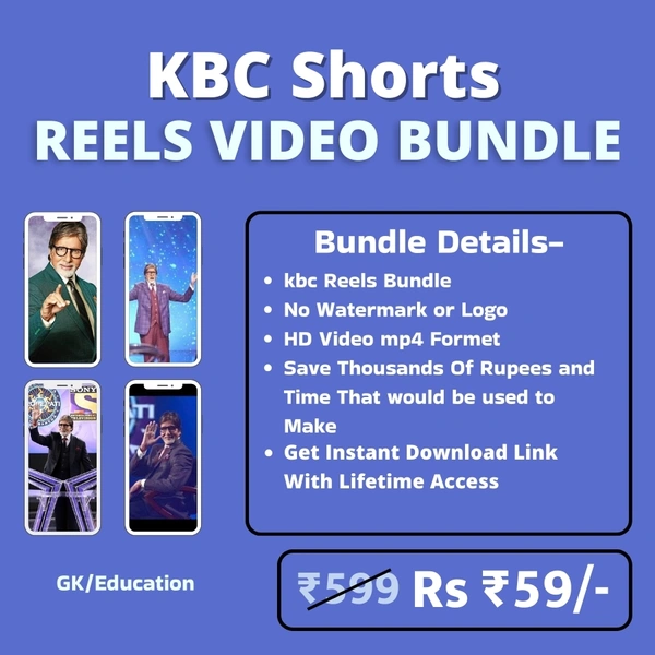 KBC Shorts Reels Bundle