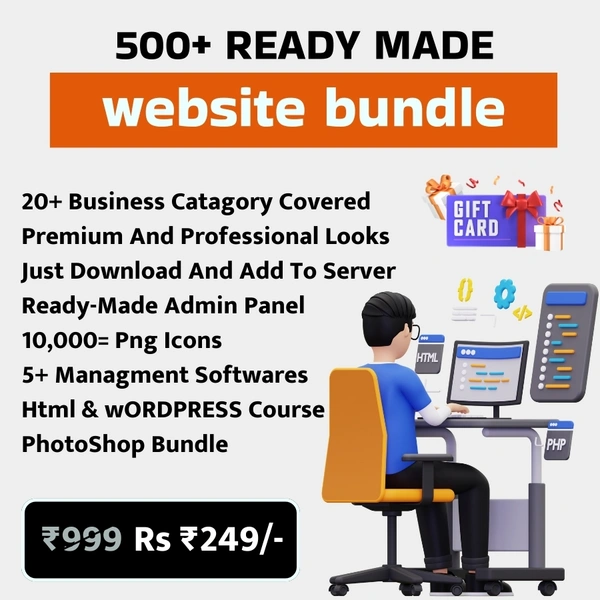 500+ Ready Made Website Bundle