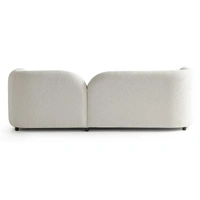 Best Modular Furniture LEGACY OF COMFORT Elma Curved 3 Seater Cloud Sofa Upholstered 3 Seater Sofa Three Seater Sofa for Living Room Hotels & Offices