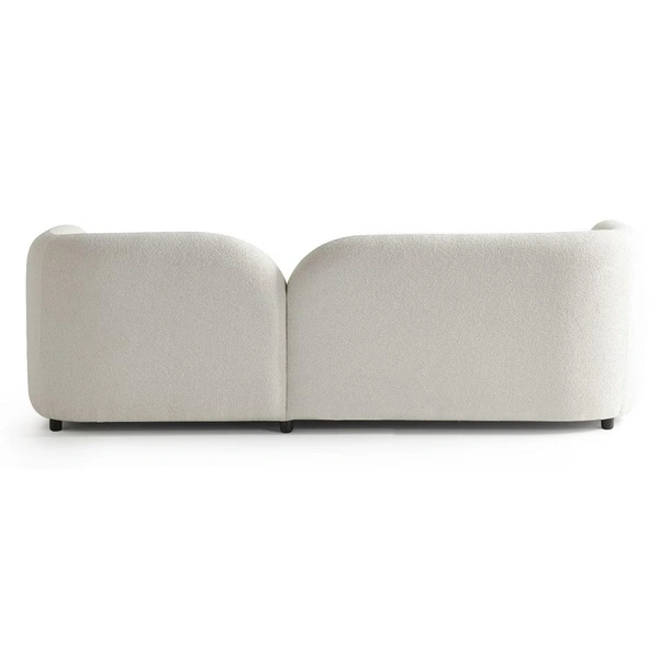 Best Modular Furniture LEGACY OF COMFORT Elma Curved 3 Seater Cloud Sofa Upholstered 3 Seater Sofa Three Seater Sofa for Living Room Hotels & Offices