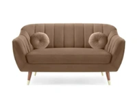 Best Modular Furniture Marino 3+2 Seater Camel Suede vlevet Fabric Sofa Set with Four Cushions Perfect for Home Office Guests Living Room (Camel 3, 3+2 Seater)(3 Year Warranty)