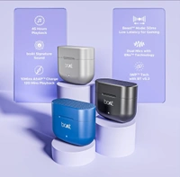 Boat boAt Newly Launched Airdopes 91 TWS Earbuds with 45 hrs Playtime, Beast™ Mode with 50 ms Low Latency, Dual Mics with ENx™, ASAP™ Charge, IWP™ Tech, IPX4 & Bluetooth v5.3 - Black