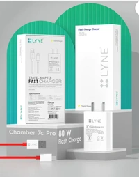 LYNE 80W Supercharge 7.3 A Wall Charger - White, TYPE C 80W