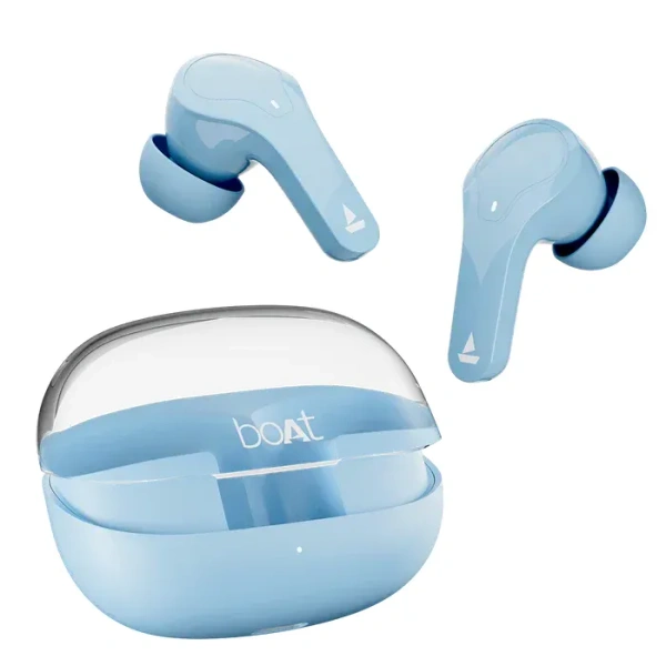 boAt Airdopes 311 Pro Truly Wireless in Ear Ear Buds w/upto 50 HRS Playtime, Dual Mics with ENx™ Tech,50 ms Low-Latency Beast™ Mode,ASAP™ Charging, IPX4,IWP Tech & BT v5.3 ear buds tws - Dusk Blue, TWS
