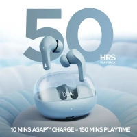 boAt Airdopes 311 Pro Truly Wireless in Ear Ear Buds w/upto 50 HRS Playtime, Dual Mics with ENx™ Tech,50 ms Low-Latency Beast™ Mode,ASAP™ Charging, IPX4,IWP Tech & BT v5.3 ear buds tws - Dusk Blue, TWS