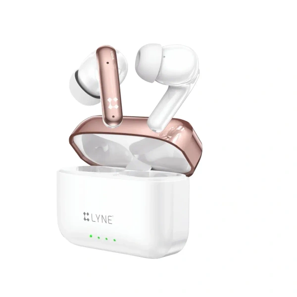 LYNE CoolPods 55 120 Hrs Music Time True Wireless Earbuds with 60MS Low Latency - Assorted, Earbuds