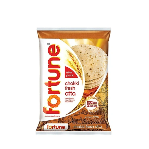 Fortune Chakki Fresh (100% Atta, 0% Maida) Atta (10kg)