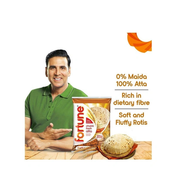 Fortune Chakki Fresh (100% Atta, 0% Maida) Atta (10kg)