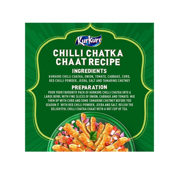 Kurkure Chilli Chatka Crisps (3 × 75g)