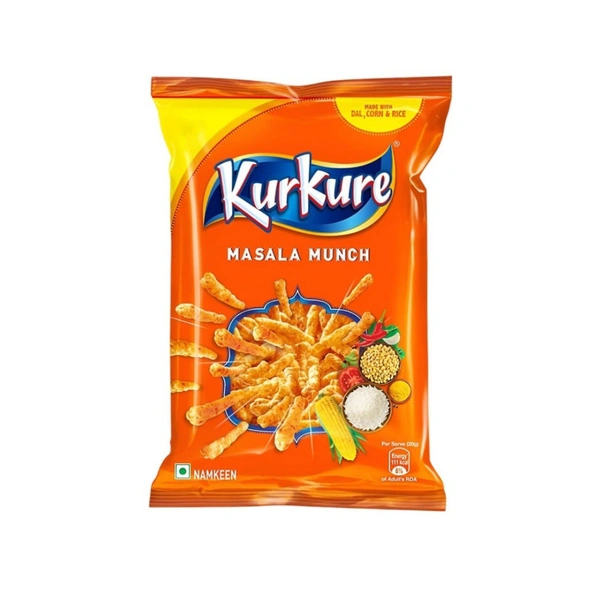 Kurkure Masala Munch Crisps (77g)