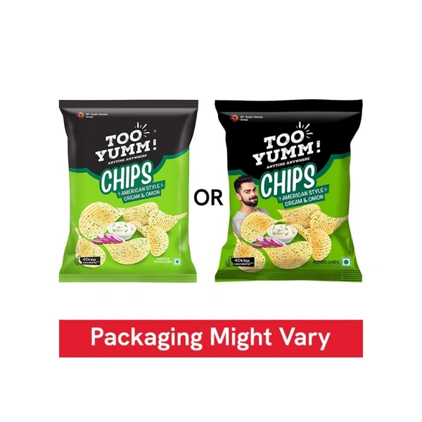 Too Yumm American Style Cream & Onion Potato Chips (90g)