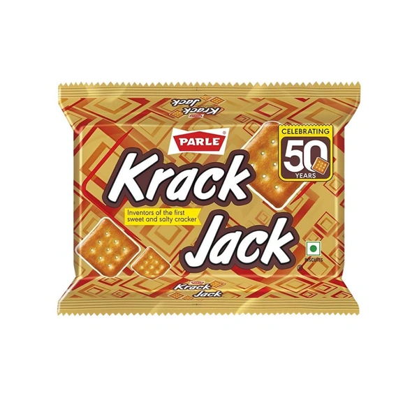 Parle KrackJack Crackers Sweet & Salty Biscuits (200g)