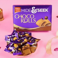 Hide & Seek Choco Rolls Sandwich Cream Biscuit (250g)