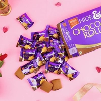 Hide & Seek Choco Rolls Sandwich Cream Biscuit (250g)