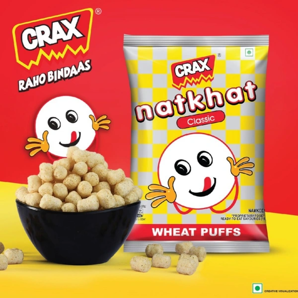 Natkhat Classic Wheat Puffs (82g)