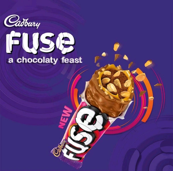 (43g) Cadbury Fuse Peanut & Caramel Chocolate Filled Bar