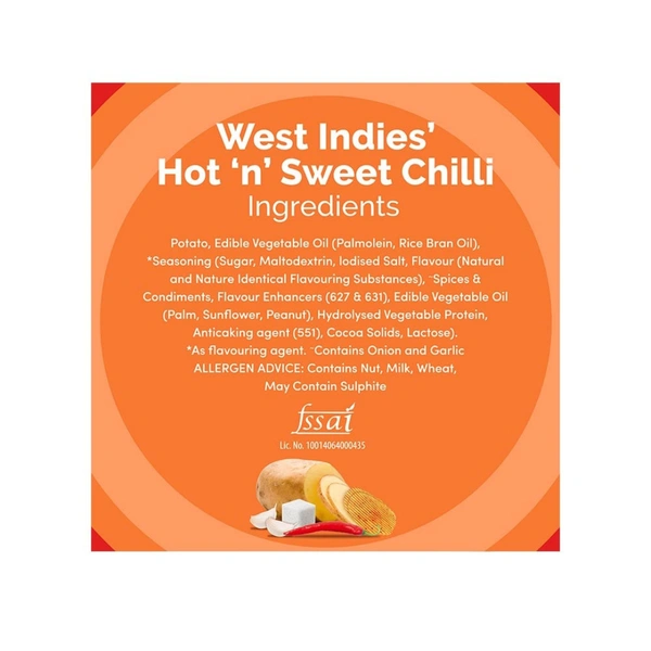 (48g) Lay's West Indies' Hot 'N' Sweet Chilli Potato Chips 