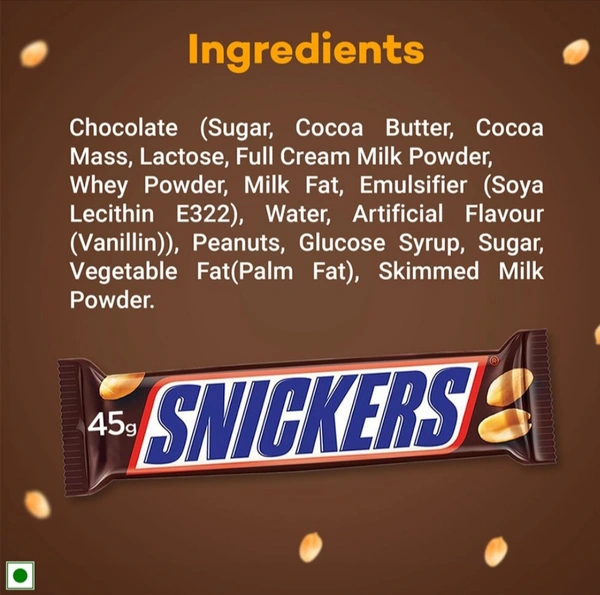 (45g) Snickers Peanut Filled Bar