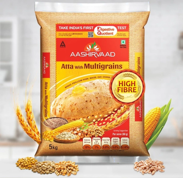 (5kg) Aashirvaad Multigrain Aata