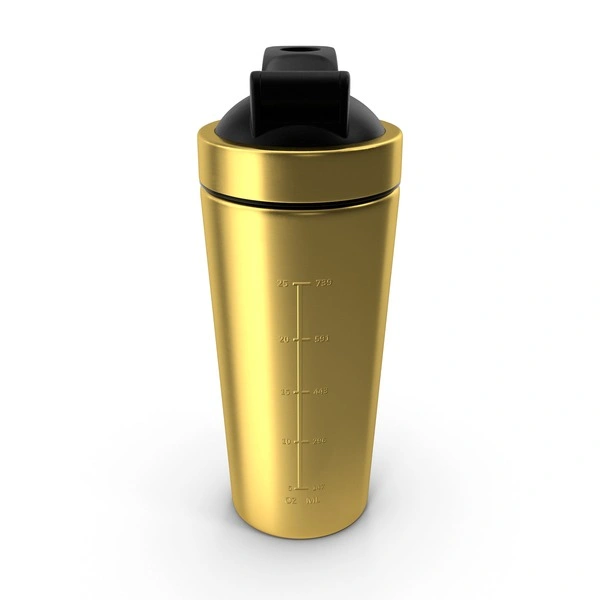 Body Smith Gym Shaker Classic XP Mixer Gold Stainless Steel Shaker Blender 750 ML For Protein - FREE SIZE, Gold - Gold