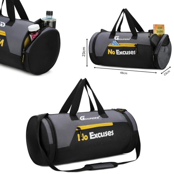 Body Smith BODY SMITH Gym Essentials Combo Fitness Accessory Kit - Black