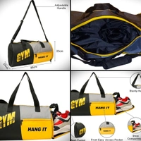 Body Smith BODY SMITH Gym Essentials Combo Fitness Accessory Kit - Yellow
