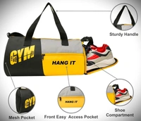 Body Smith BODY SMITH Gym Essentials Combo Fitness Accessory Kit - Yellow
