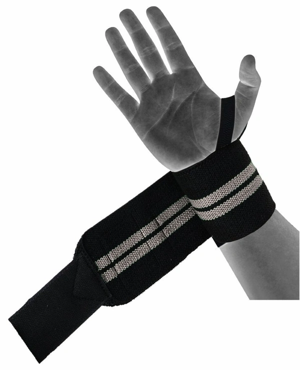 Body Smith premium Green Weight Lifting Wrist Support Straps With Thumb Loop - Mountain Mist