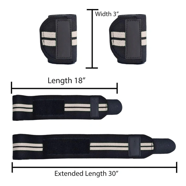 Body Smith premium Grey Weight Lifting Wrist Support Straps With Thumb Loop - Mountain Mist