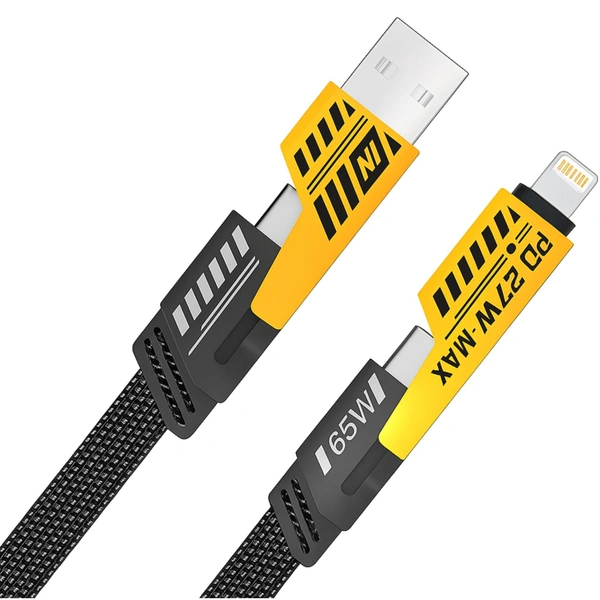 Body Smith 4 In 1 Covertable Data Cable - Gold Tips, M