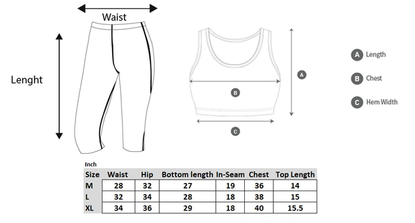 Body Smith Women Active Capri + Crop Top Black Essential Workout Combo - M, Black