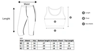 Body Smith Women Active Capri + Crop Top Black Essential Workout Combo - L, Black