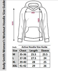 Body Smith Women Oversized Melange Zipper Hoodie - XXL, Grey