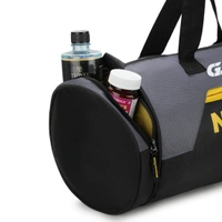 Body Smith Premium Black Yellow Gym Duffle Bag with Shoe Compartment - yellow
