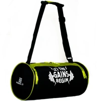 Body Smith Premium Black Green Gym Duffle Bag with Shoe Compartment - Green