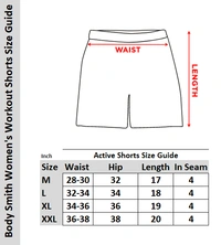 Body Smith Solid Black Divider Sports Shorts - XL, Black