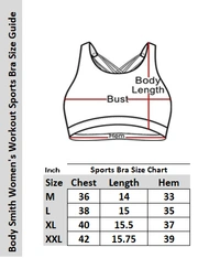 Body Smith Women's Camo Black Cut-out Sports Bra - L, Black
