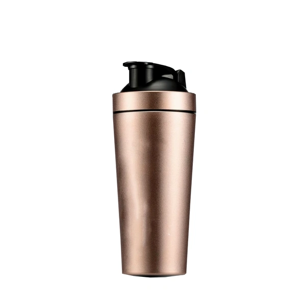 Body Smith Gym Shaker Classic XP Mixer Bronze Stainless Steel Shaker Blender 750 ML For Protein - Bronze