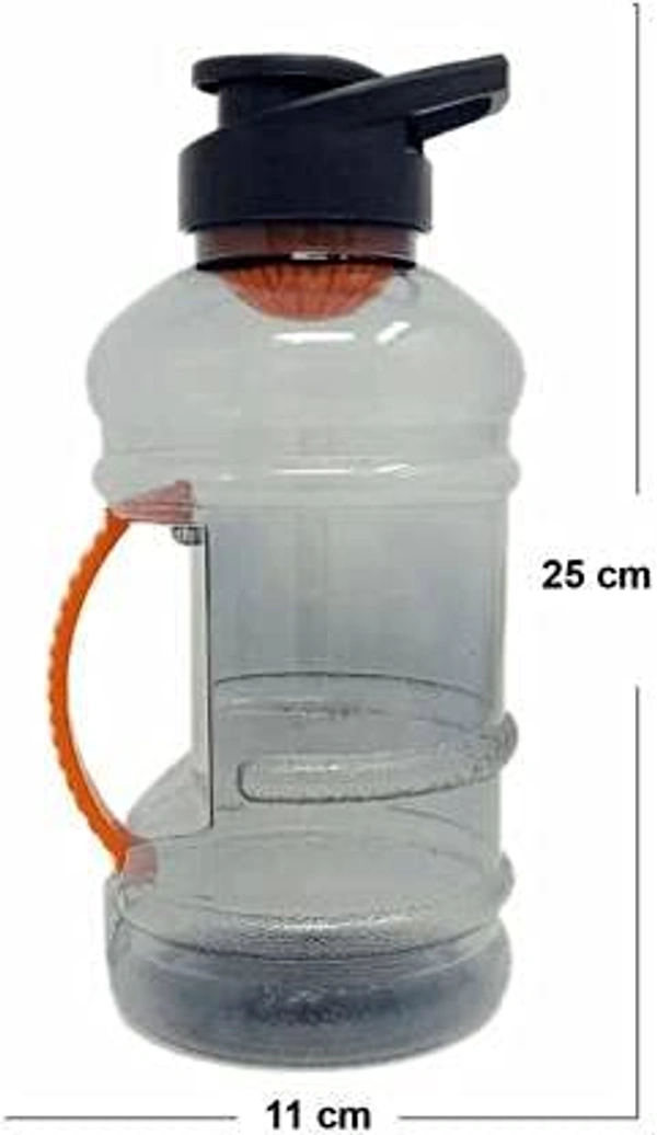 Body Smith 1.5 L Sports Water/Protein Gallon BPA Free Shaker Bottle with Mixer Ball and Strainer (Unbreakable, Freezer Safe) ORG