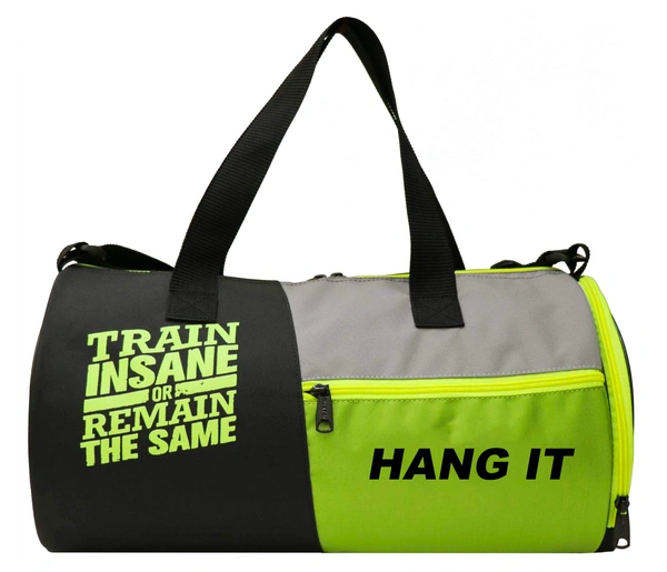 Body Smith Premium Gym Duffle Bag with Shoe Compartment - 30 Liters, Green