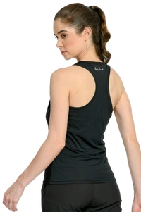 Body Smith Solid Black Workout Vest - XL, Black