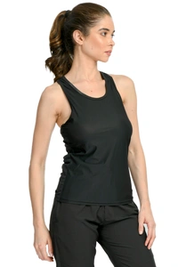 Body Smith Solid Black Workout Vest - XL, Black