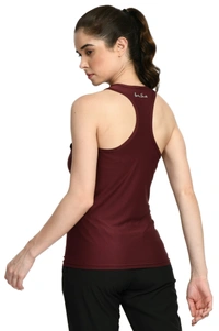 Body Smith Solid Maroon Workout Vest - XL, Maroon