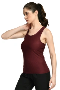 Body Smith Solid Maroon Workout Vest - XL, Maroon