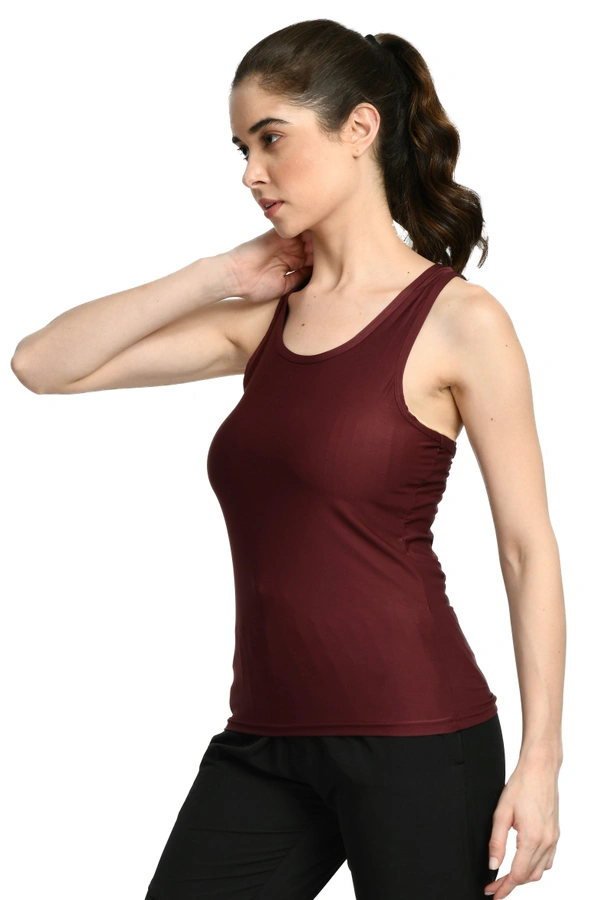 Body Smith Solid Maroon Workout Vest - XL, Maroon