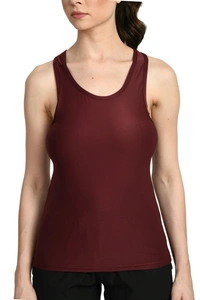 Body Smith Solid Maroon Workout Vest - XL, Maroon