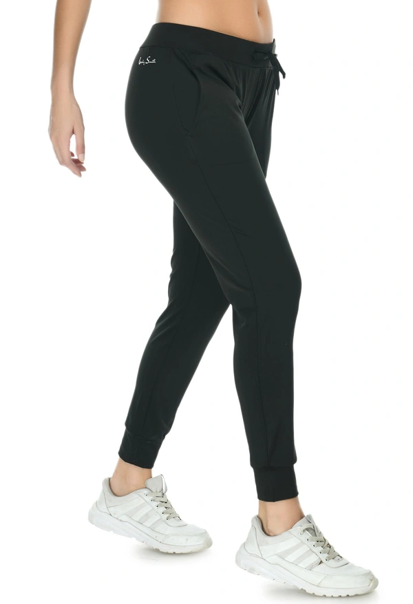 Body Smith Women Solid Black Jogger