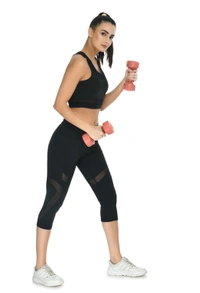 Body Smith Women Solid Black Sports Bra - XL, Black