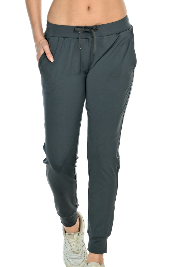 Body Smith Women Solid Grey Jogger - XL, Grey