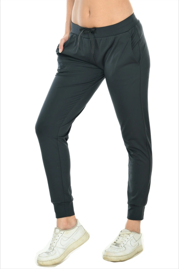 Body Smith Women Solid Grey Jogger - XL, Grey